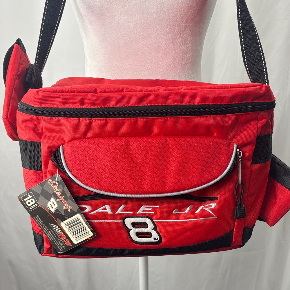Nascar Red and Black Dale JR Cooler Bag